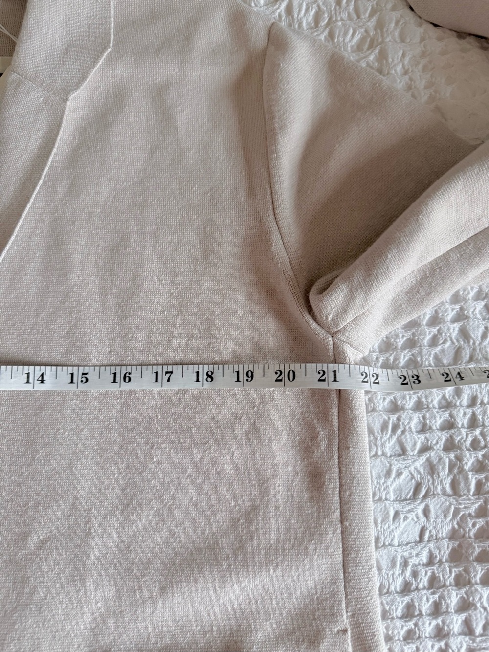 COS Milano Knit Linen Blend Blazer Jacket Light Beige Relaxed Men's Medium NWT - Picture 10 of 14